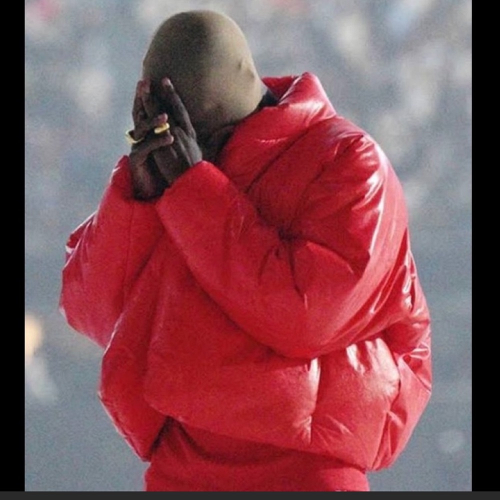 Yeezy x GAP YZY Round Puffer Donda Jacket Red Size L NEW